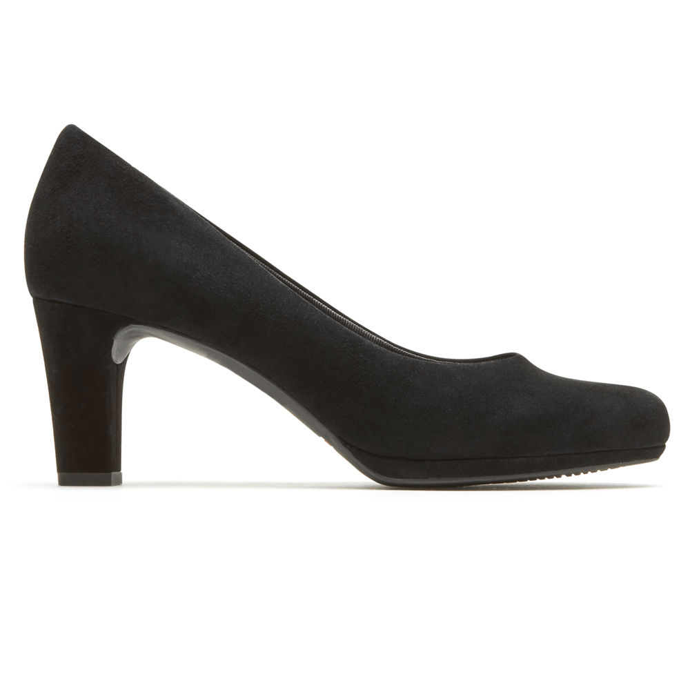 Rockport Singapore Womens Pumps - Total Motion Leah Black - FS4938206